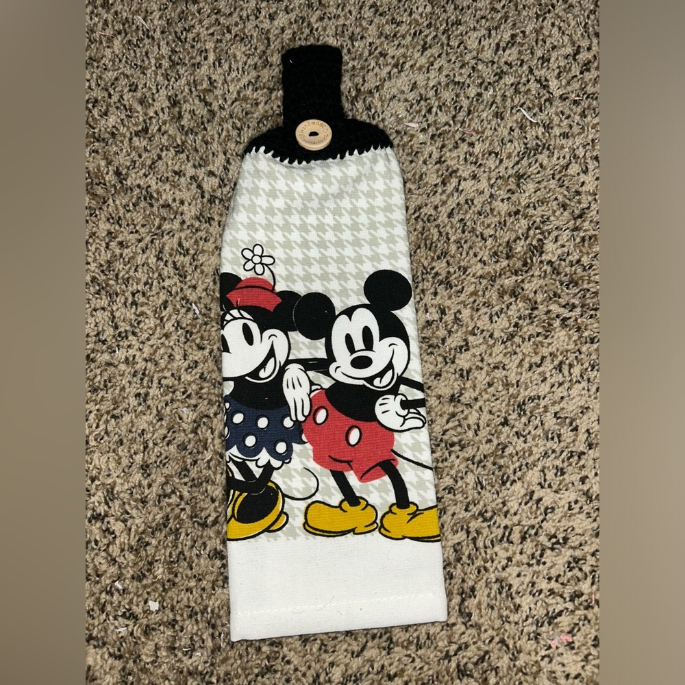 Mickey and Minnie Mouse Hanging Towel